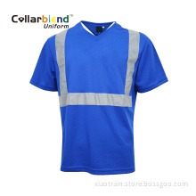 Blue Safety Hi Vis Polo Tshirt
